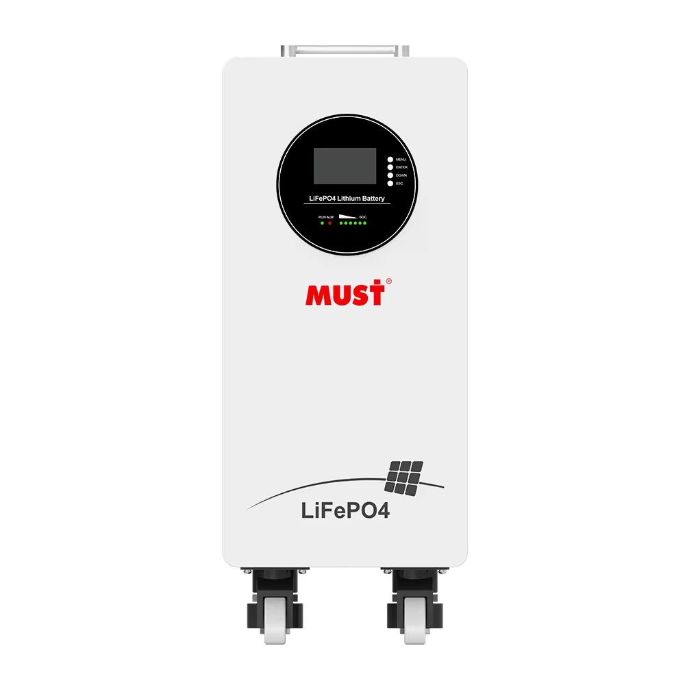 بطارية ليثيوم ماست Must سعة 15 كيلو واط/ساعة | 300 أمبير 51.2 فولت (LiFePO4) الفئة الأولى